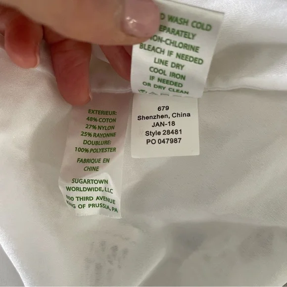 Lilly Pulitzer Nelle Lace Button-Down Dress size 4 NWT - Picture 10 of 11